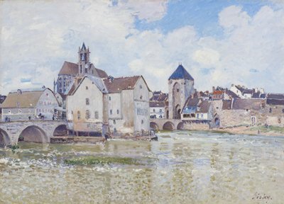 Le Pont de Moret, 1888 by Alfred Sisley
